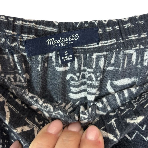 Madewell Kingston Cover Up Jumpsuit Inkstone Aztec Tribal Strapless Boho Size S - Picture 8 of 10